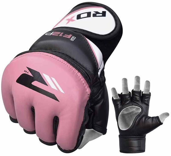 Rdx Sports Grappling New Model Ggrf Combat Gloves (GGR-F12B-L) schwarz