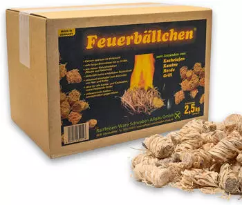Raiffeisen-Ware Feuerb&auml;llchen 2,5 kg