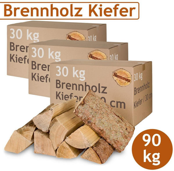 flameup Kaminholz Kiefer 90 kg