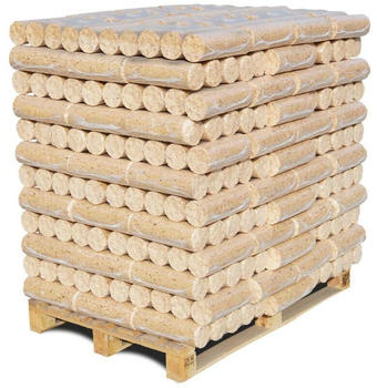 Holzbrx Holzbriketts rund ohne Loch 960kg (B007G)