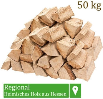 flameup Kaminholz Eiche Holzscheite 25 cm kammergetrocknet 50 kg
