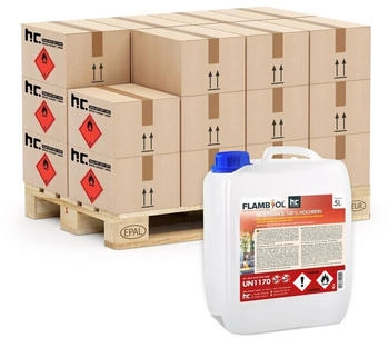 Höfer Chemie Flambiol Bioethanol 100% hochrein 96 x 5 Liter