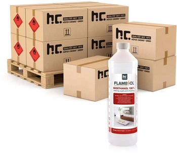 Höfer Chemie Flambiol Bioethanol 100% hochrein Flasche 540 x 1 Liter