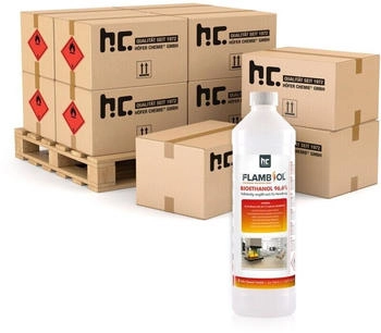 Höfer Chemie Flambiol Bioethanol 96,6% Premium Flasche 240 x 1 Liter