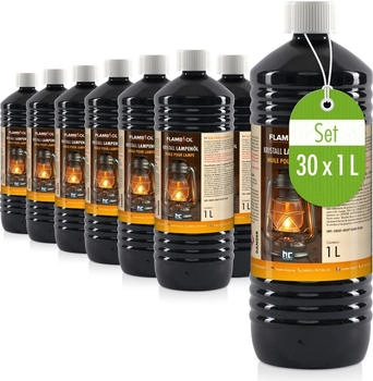 Höfer Chemie 30x 1 L FLAMBIOL Lampenöl Hochrein Kristallklar (SW623-AMZ2020)
