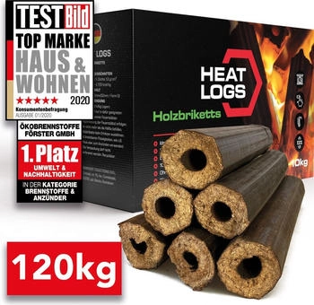 Holzbrx Holzbriketts Buche Pini&Kay Briketts 120kg (B020KV120)