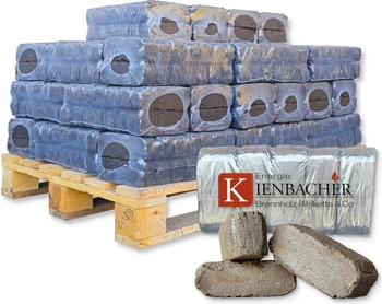 Energie Kienbacher 400kg Natur Kohle Torfbriketts 40x10kg (TB400P-ek22)