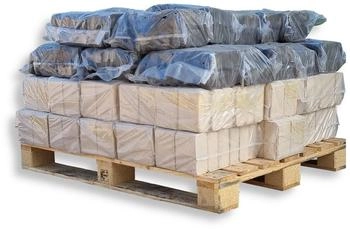Energie Kienbacher 500kg Briketts = 250kg RUF Holzbriketts + 250kg Torfbriketts Biokohle Brenn Kamin Ofen Heiz Holz Kohle Rekord Brikett Gluthalter (094447)