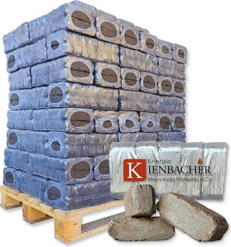 Energie Kienbacher 1000 kg Torf Briketts Hartholzbriketts Torfkohle Naturkohle aus hochreinem Torf 100 x 10 kg Torfbrikett auf Palette &reg; (BTB_PL1000)