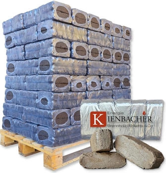 Energie Kienbacher 960 kg Torf Briketts Hartholzbriketts Torfkohle Naturkohle aus hochreinem Torf 96 x 10 kg Torfbrikett auf Palette ® (BTB_PL960)