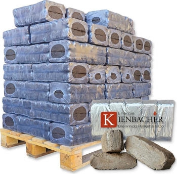 Energie Kienbacher 800 kg Torf Briketts Hartholzbriketts Torfkohle Naturkohle aus hochreinem Torf 80 x 10 kg Torfbrikett auf Palette ® (BTB_PL800)
