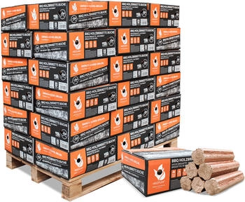 Heizfuxx BBQ-Buchenholzbriketts 18kgx18 Gebinde 324kg 18er Palette (BBP1818)