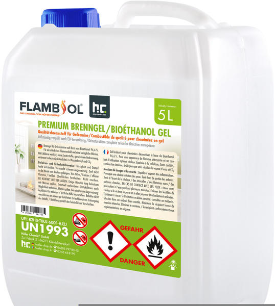Höfer Chemie Flambiol Fuel Gel Premium (1 x 5 L)