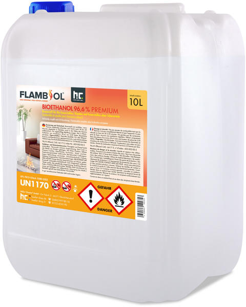 Höfer Chemie FLAMBIOL Bioethanol 96,6% 6 x 10 L (HF-E5XA-VLCP)