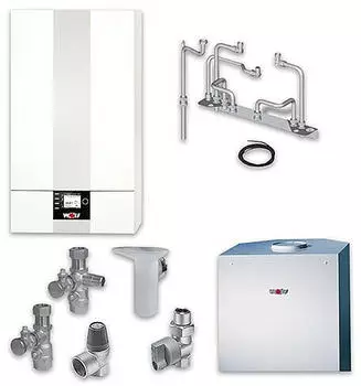 Wolf Paket CGB-2-24 Regelung BM-2 Aufputz 24kW 120l (8615010F12)