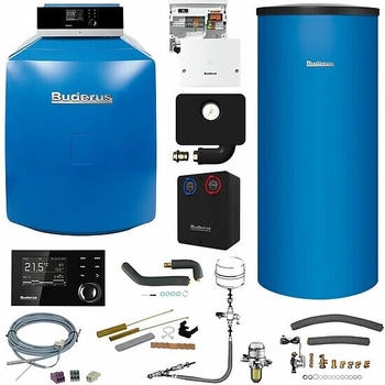 Buderus GB125 Logaplus Set K32 mit Regelung RC310, Mischermodul + Speicher SU 200, 18 kW (7739610637) Buderus GB125 Logaplus Set K32 mit Regelung RC310, Mischermodul + Speicher SU 200, 18 kW (7739610637)