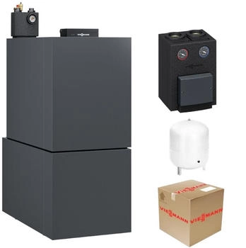 Viessmann Paket Vitoladens 300-C 28,9 kW 2-stufig + Vitotronic 200 + 160l Speicher untergestellt (Z022503)
