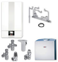Wolf Paket Brennwerttherme CGB-2-14 Speicher CSW-120, BM-2, Aufputz