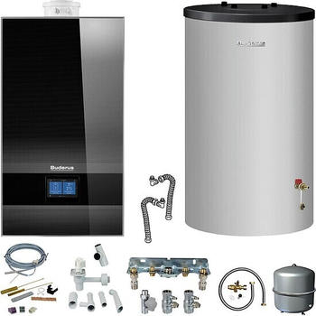 Buderus GB182i.2 Logaplus Paket W42 schwarz + Regelung BC400/Speicher S120 20kW (7739621361)