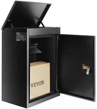 VEVOR Paketbox schwarz