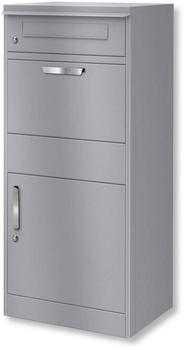 Metzler Bispo Paketbox mit Briefkasten graualuminium (39775)