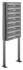 AL Briefkastensysteme Briefkasten »Premium« (BxH): 46.5 x 170cm Anzahl Schlitze: 8 stehend - silberfarben silberfarben