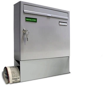 AL Briefkastensysteme Briefkasten »Basic« (BxH): 38 x 47cm Anzahl Schlitze: 1 Aufputzmontage - weiss weiss (431P1EA1ZFP9006)