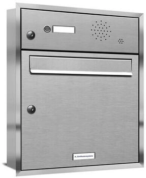 AL Briefkastensysteme Briefkasten &raquo;Premium&laquo; (BxH): 38.5 x 45.6cm Anzahl Schlitze: 1 Aufputzmontage - grau grau (331T1U1KS)