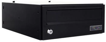 Rottner Briefkasten &raquo;BKS&laquo; schwarz Stahl (B x H:) 30,5 x 12,5 cm schwarz
