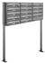 AL Briefkastensysteme Briefkasten »Premium« (BxH): 122.9 x 150cm Anzahl Schlitze: 14 stehend - grau grau (132T14S3)