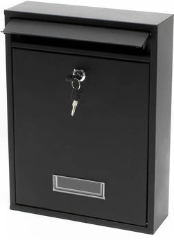 Wiltec Briefkasten schwarz 60129