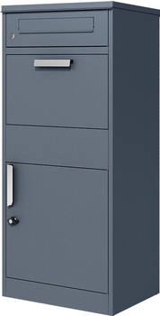 Westmann Paketkasten »Pedro« BxHxT: 50 x 112 x 37 cm anthrazit Stahl - grau grau (WMHXXPB005)