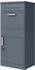 Westmann Paketkasten »Pedro« BxHxT: 50 x 112 x 37 cm anthrazit Stahl - grau grau (WMHXXPB005)