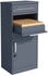 Westmann Paketkasten »Pedro« BxHxT: 50 x 112 x 37 cm anthrazit Stahl - grau grau (WMHXXPB005)