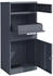 Westmann Paketkasten »Pedro« BxHxT: 50 x 112 x 37 cm anthrazit Stahl - grau grau (WMHXXPB005)