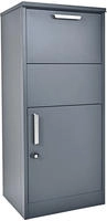 Stahl Paketbox Pepe Anthrazit 50x39x114 Cm - Westmann