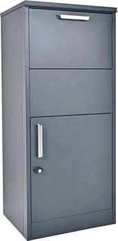 Westmann Paketkasten »Pepe« BxHxT: 50 x 114 x 39 cm anthrazit Stahl - grau grau