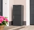 Westmann Paketkasten »Pepe« BxHxT: 50 x 114 x 39 cm anthrazit Stahl - grau grau