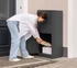 Westmann Paketkasten »Pepe« BxHxT: 50 x 114 x 39 cm anthrazit Stahl - grau grau