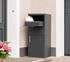 Westmann Paketkasten »Pepe« BxHxT: 50 x 114 x 39 cm anthrazit Stahl - grau grau