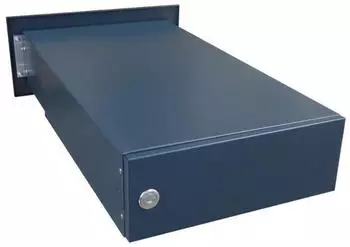 DOLS B-042 Mauerdurchwurf Briefkasten RAL 7016, Tiefe 39-62cm (B-042)