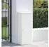 vidaXL Paketdrop-Box Stahl weiß 44,5x29x110,5cm (874927)