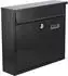 VOREL Briefkasten Stahl schwarz 310x360x100mm (78575)