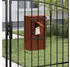 vidaXL Briefkasten mit Speicher Witterungsbeständiger Stahl Rostig 30x23x55cm (874953)