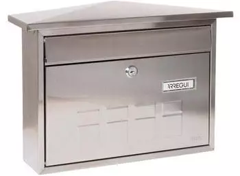 Arregui Deco E5707 Einzelner Wandbriefkasten, Edelstahl, Gr&ouml;&szlig;e M (Deco E5707)