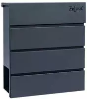 Briefkasten Straight Mit Zeitungsfach Integrierter Soft-close-effekt Ral7016