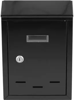Trizeratop Briefkasten 285x200x60mm Metall schwarz (TRI-78540)