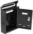 Trizeratop Briefkasten 285x200x60mm Metall schwarz (TRI-78540)