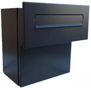DOLS F-042 Durchwurfbriefkasten XXL RAL7016 Anthrazit, Mauerstärke 27-40cm (F-042)