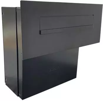 DOLS FLAT FX-04 Durchwurfbriefkasten Edelstahl RAL 7016 (195060001323+195050000023)